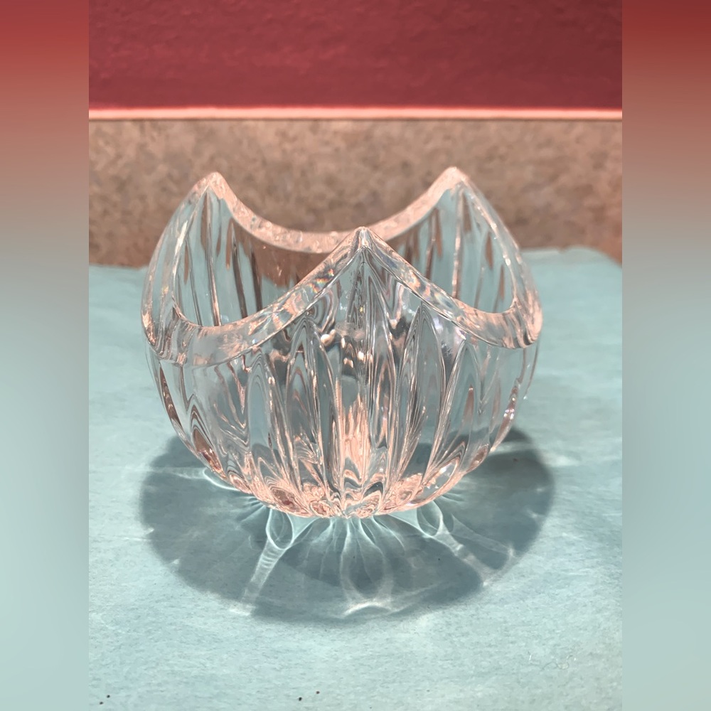 Crystal candle holder (votive or tea light)